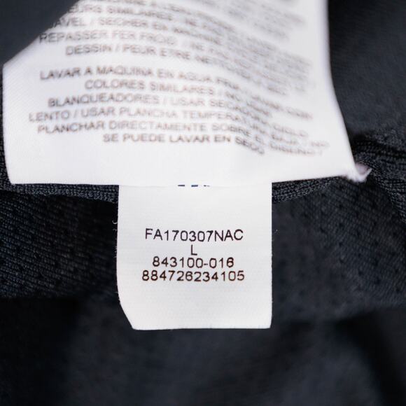 Nike Jordan Black Red Varsity Bomber Jacket Windbreaker Full Zip Mens Size L - Picture 11 of 13